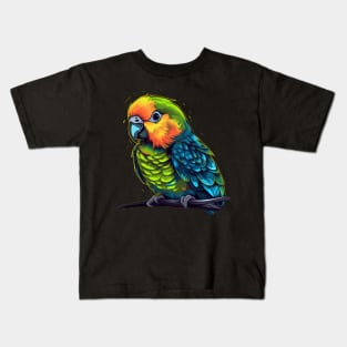 Parakeet Smiling Kids T-Shirt